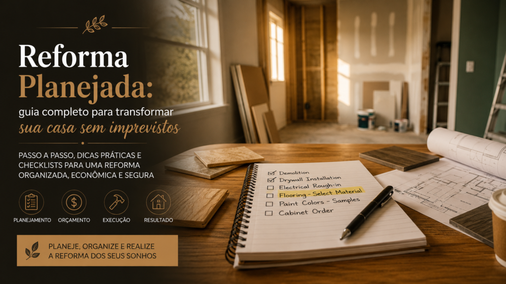 apartamento em reforma