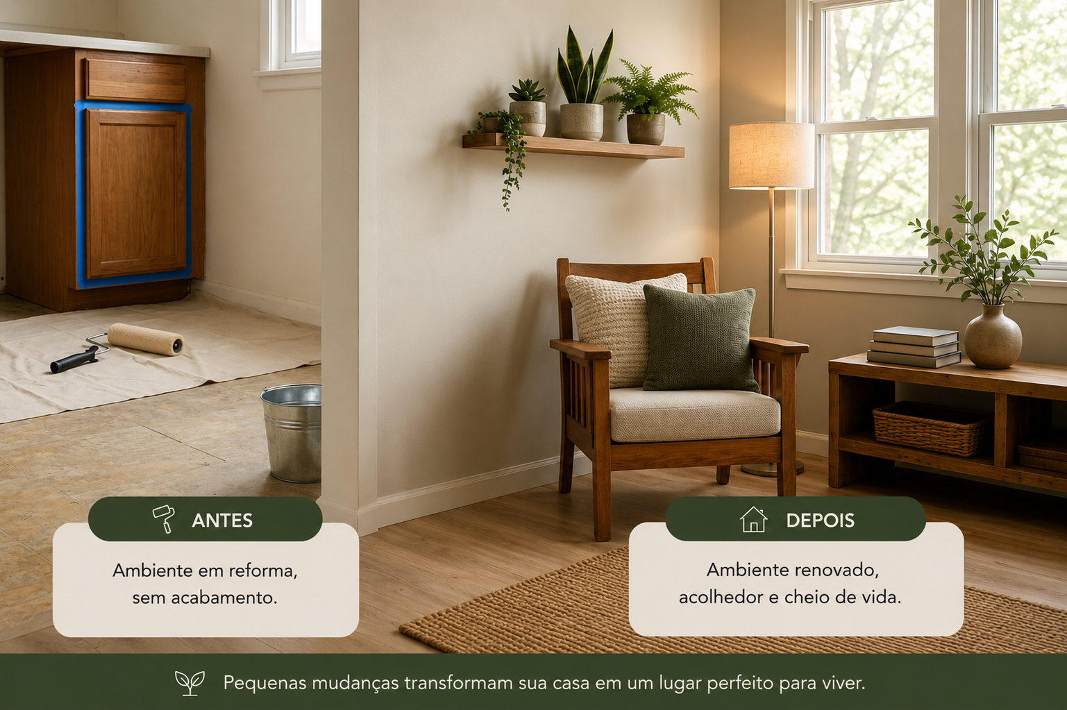 apartamento em reforma
